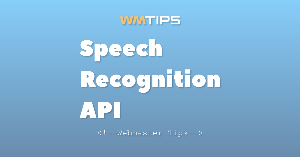 Speech Recognition API Market Share & Usage Statistics (2026)