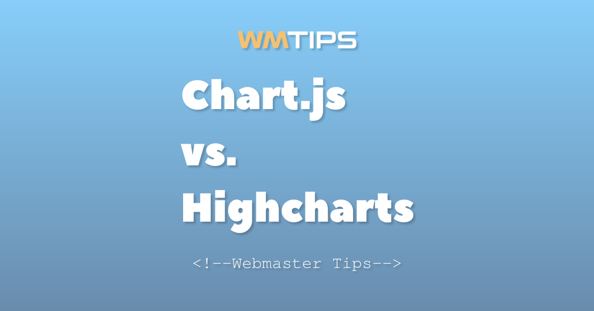 Chart.js vs. Highcharts: 2026 Market Share & Usage Comparison