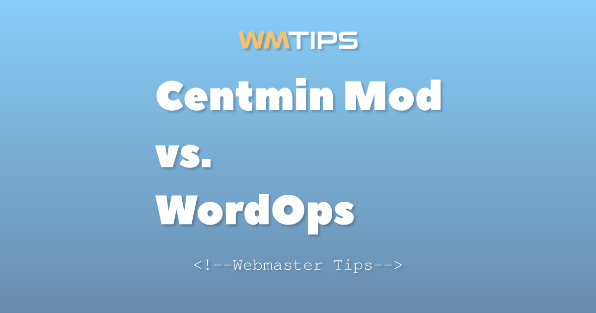 Centmin Mod vs. WordOps: 2026 Market Share & Usage Comparison