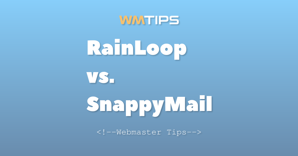 RainLoop vs. SnappyMail: 2026 Market Share & Usage Comparison