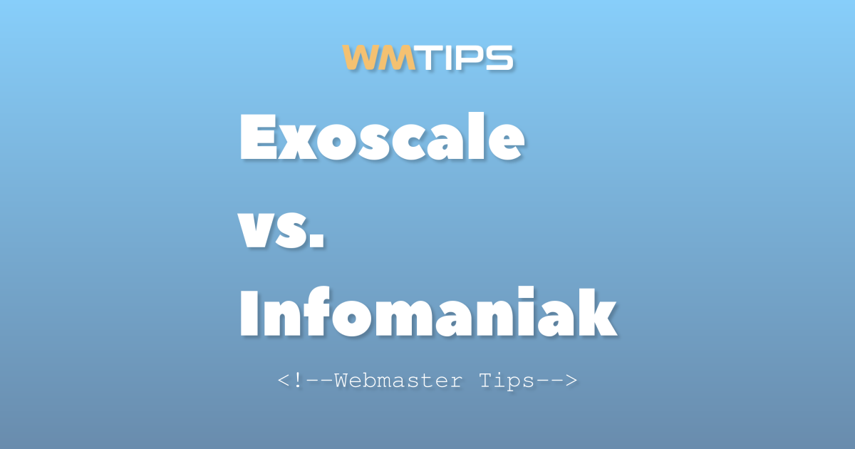 Exoscale vs. Infomaniak: 2026 Market Share & Usage Comparison