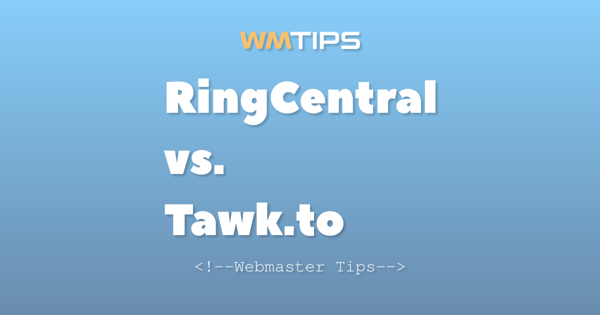 RingCentral vs. Tawk.to: 2026 Market Share & Usage Comparison