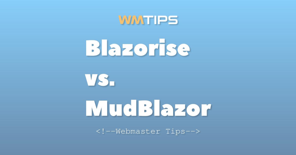 Blazorise vs. MudBlazor: 2026 Market Share & Usage Comparison