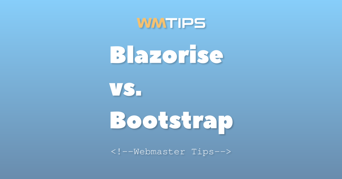 Blazorise vs. Bootstrap: 2026 Market Share & Usage Comparison