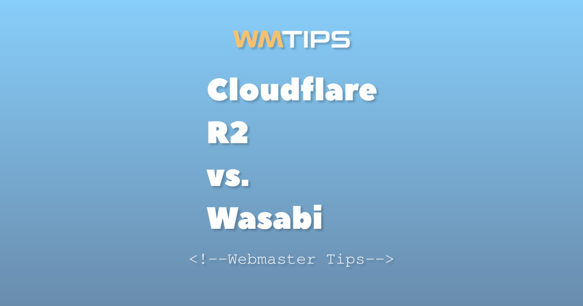 Cloudflare R2 vs. Wasabi: 2026 Market Share & Usage Comparison