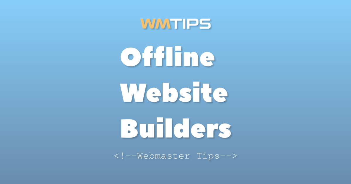 Top 24 Offline Website Builders by Market Share (2026)