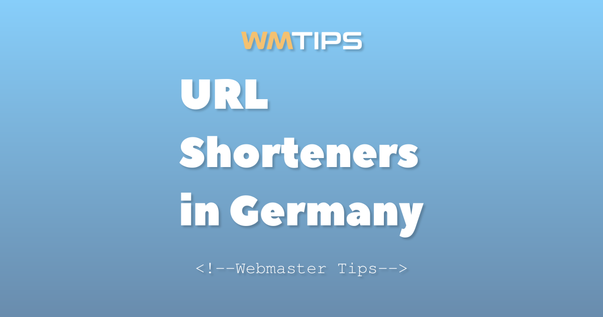 Top 24 URL Shorteners in Germany by Market Share (2026)