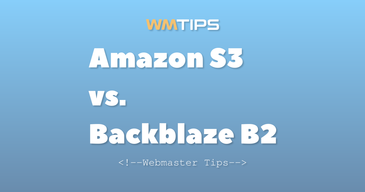 Amazon S3 vs. Backblaze B2: 2026 Market Share & Usage Comparison