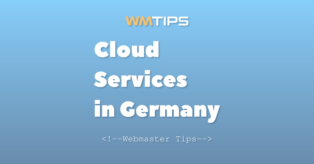 Top 25+ Cloud Services in Germany by Market Share (2026)