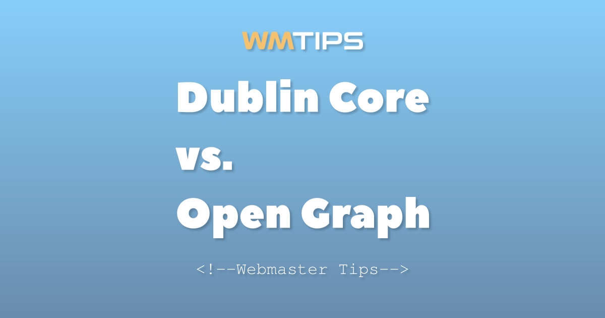 Dublin Core vs. Open Graph: 2026 Market Share & Usage Comparison