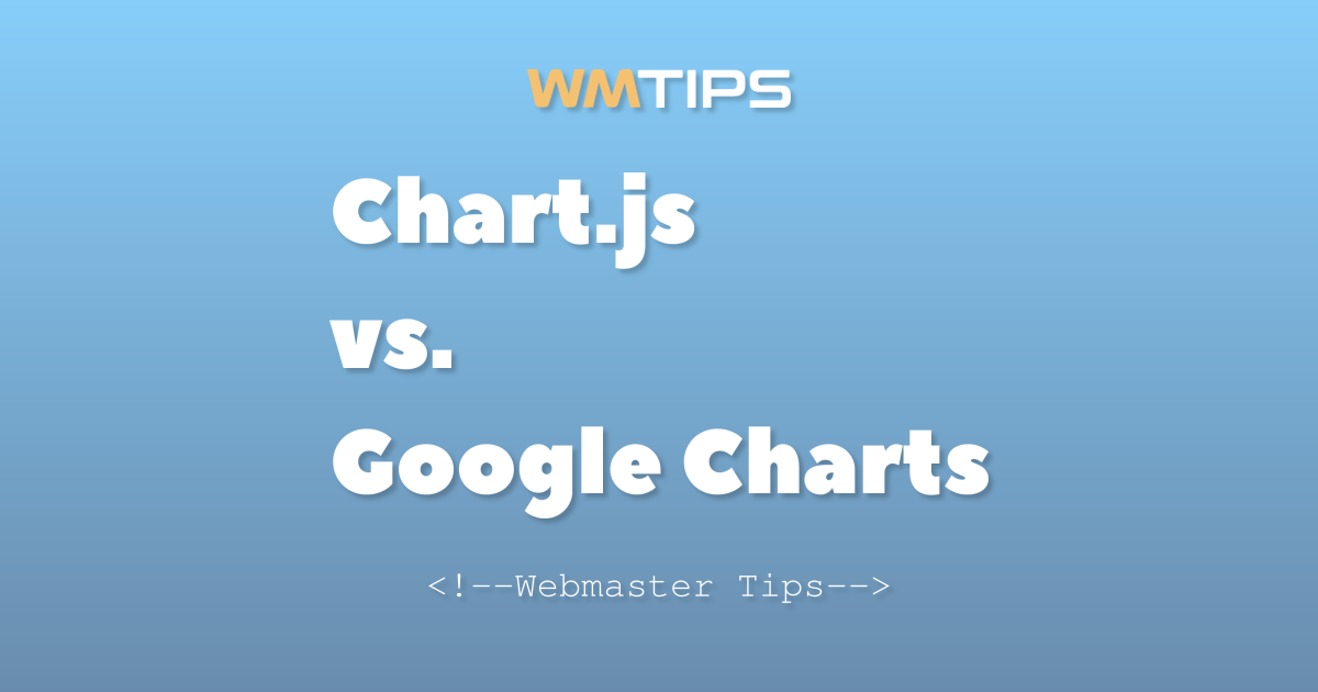 Chart.js vs. Google Charts: 2026 Market Share & Usage Comparison