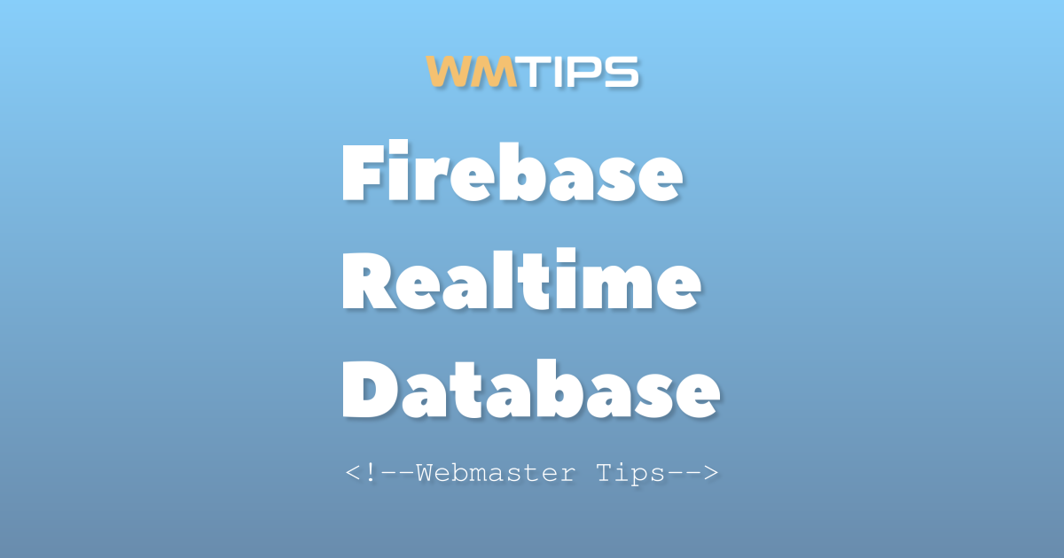Firebase Realtime Database Market Share & Usage Statistics (2026)