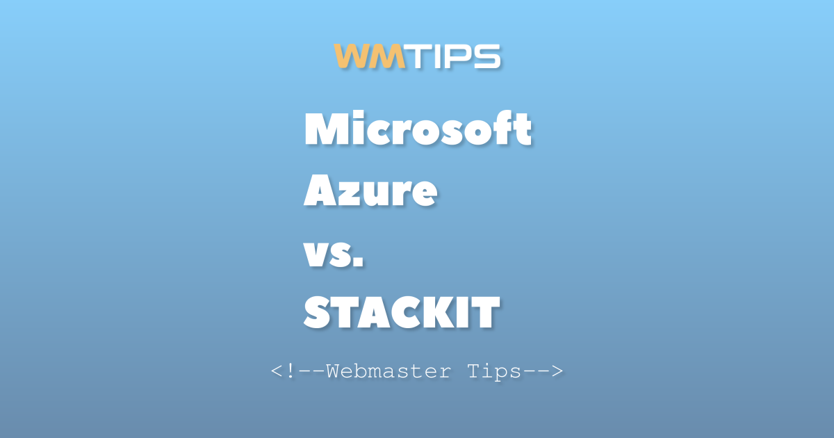 Microsoft Azure vs. STACKIT: 2026 Market Share & Usage Comparison