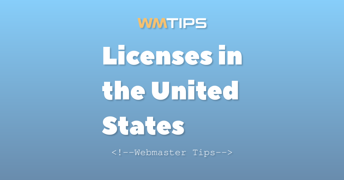 Top 6 Open-Source Licenses on the Web in the United States by Market ...