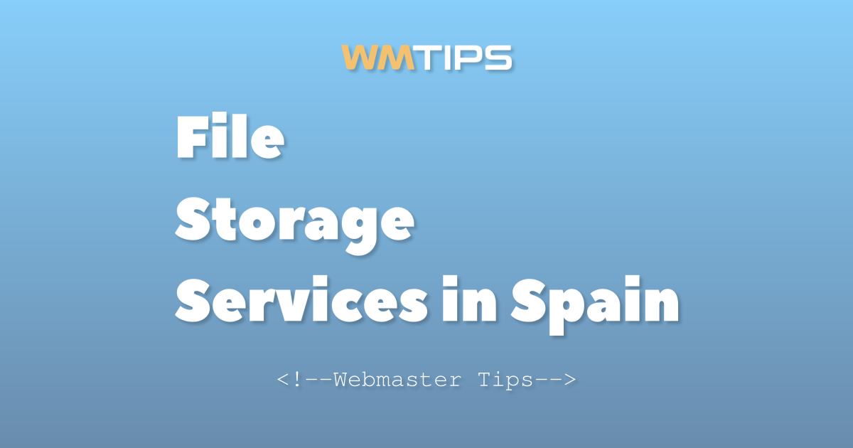 Top 6 File Storage Services in Spain by Market Share (2026)
