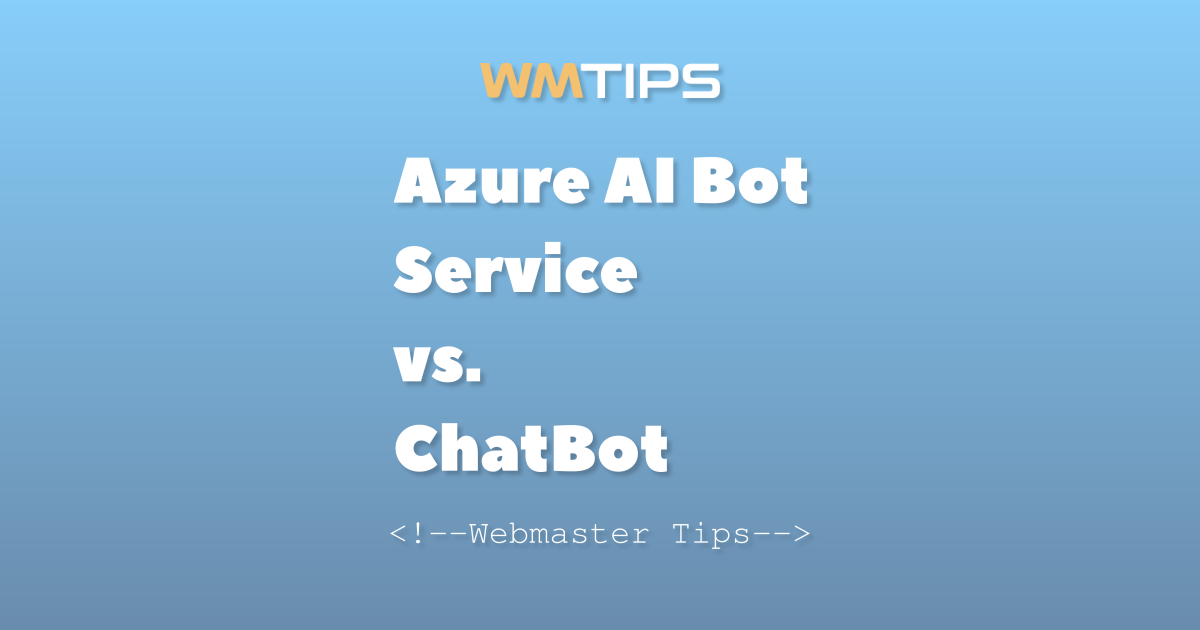 Azure AI Bot Service vs. ChatBot: 2026 Market Share & Usage Comparison