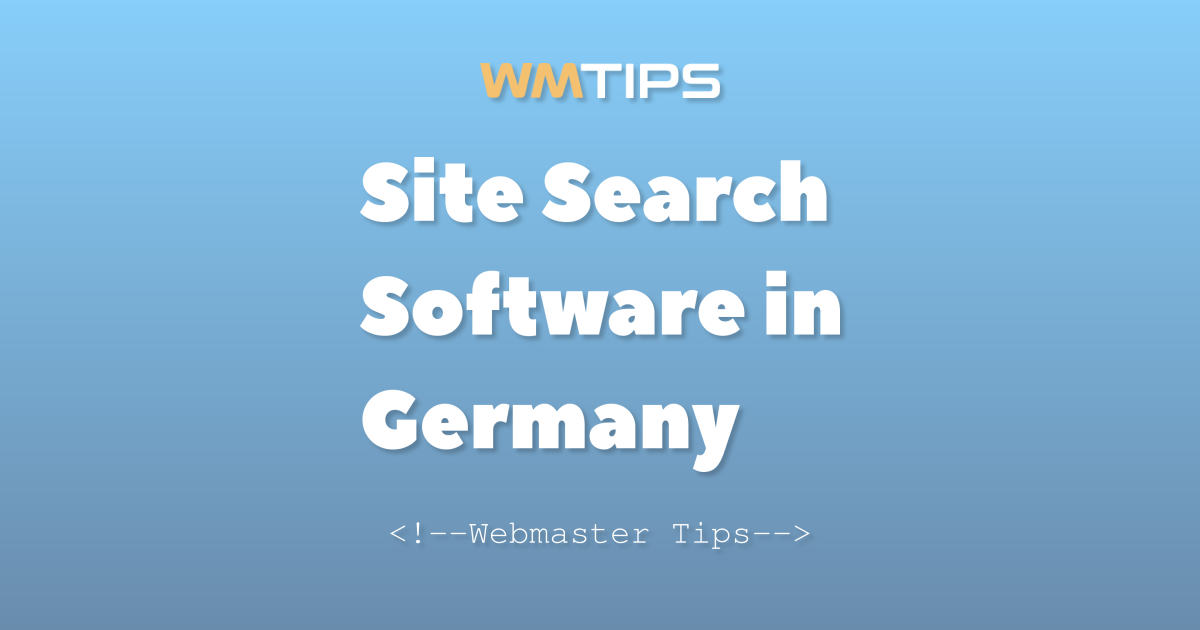 Top 25+ Site Search Software in Germany by Market Share (2026)