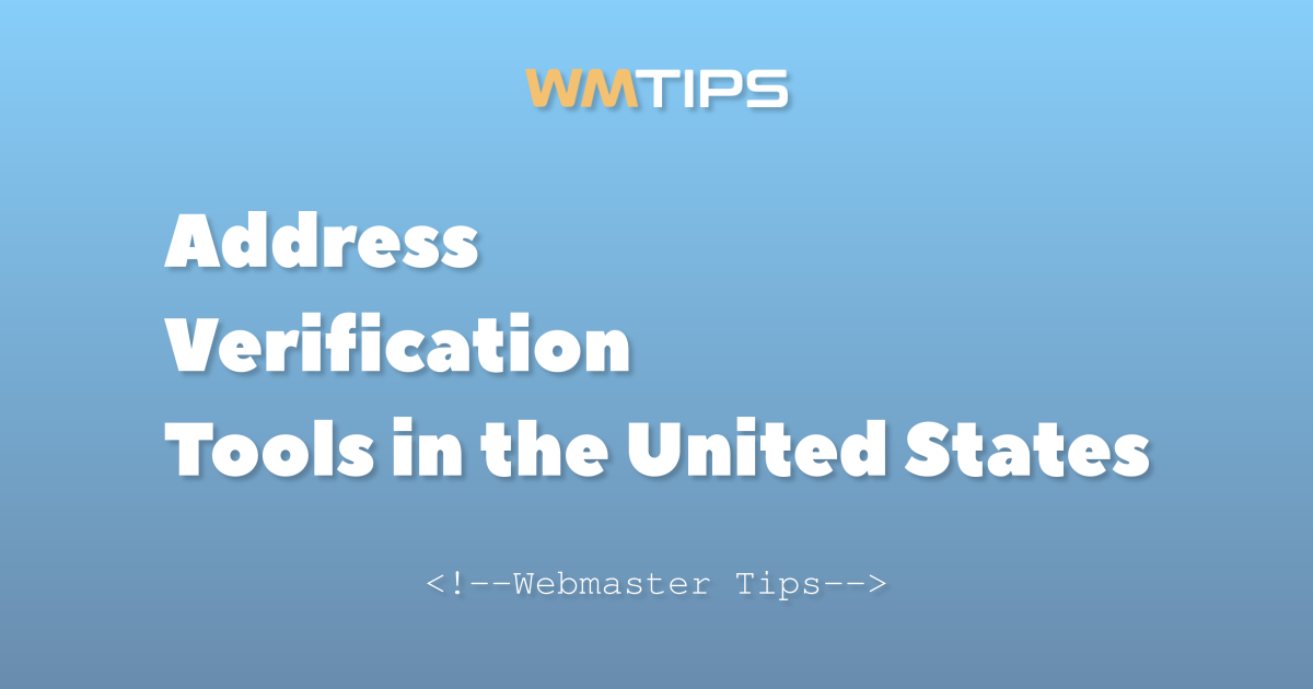 Top 3 Address Verification Tools in the United States by Market Share ...