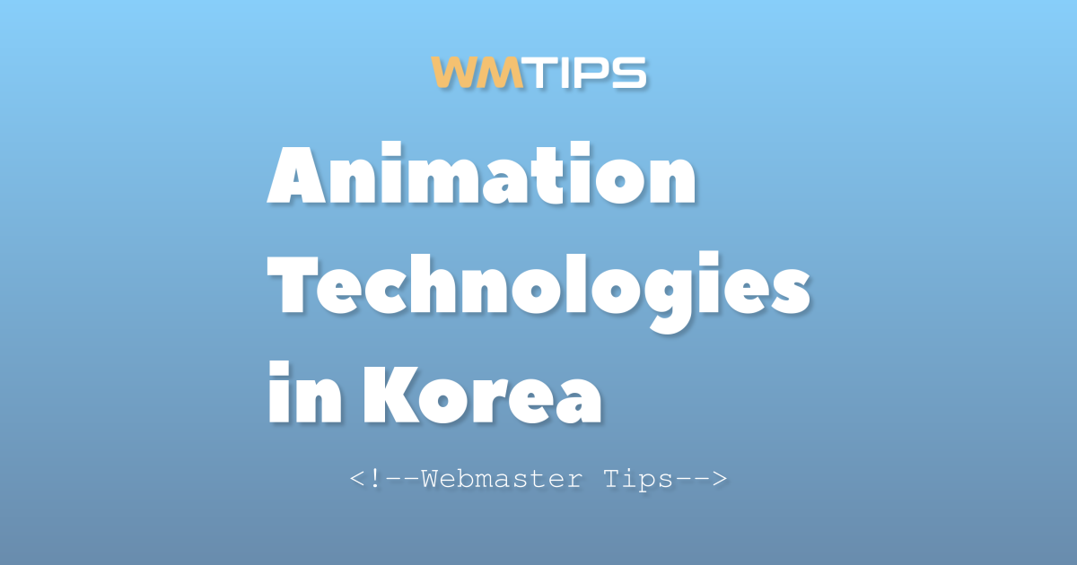 Top 25+ Animation Technologies on the Web in Korea by Market Share (2026)