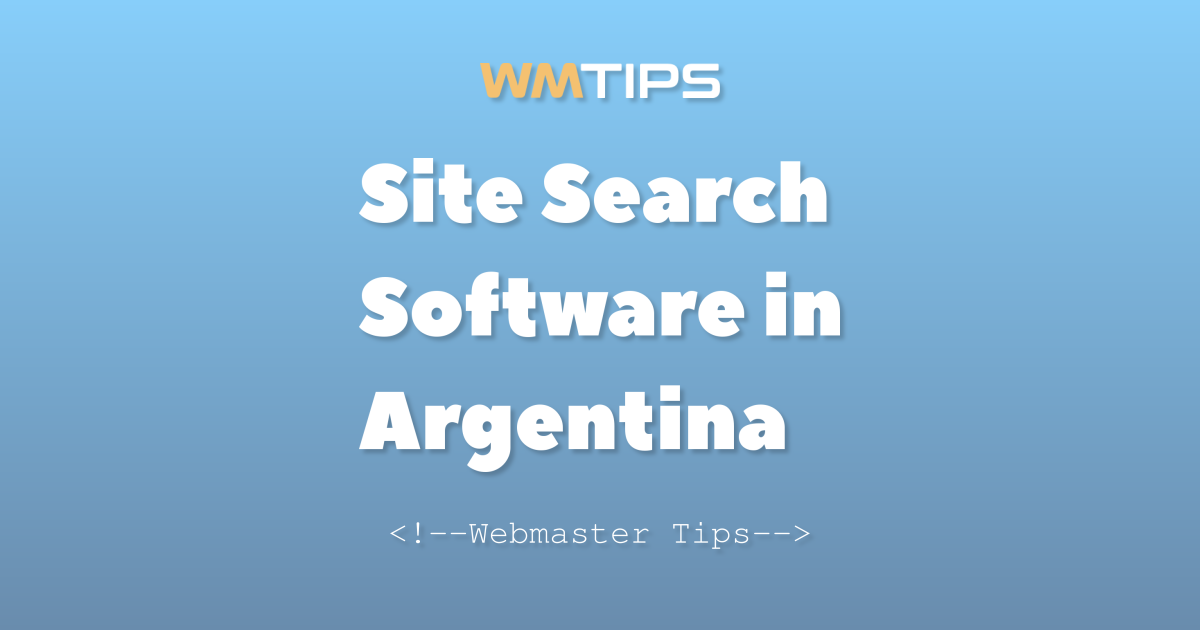 Top 15 Site Search Software in Argentina by Market Share (2026)