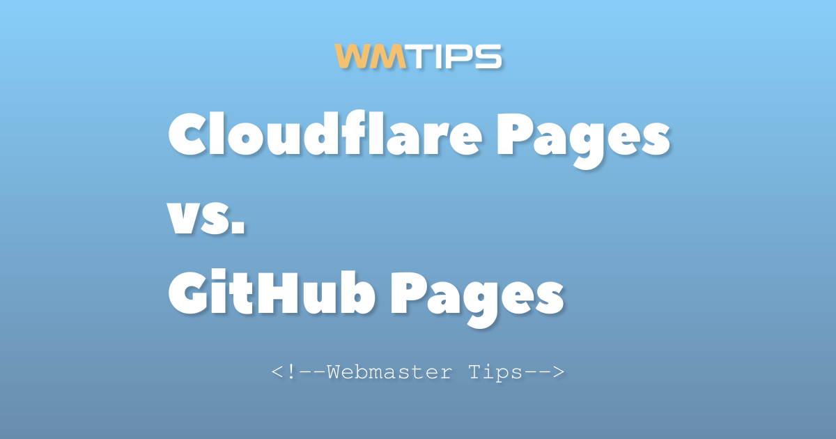 Cloudflare Pages vs. GitHub Pages: 2026 Market Share & Usage Comparison