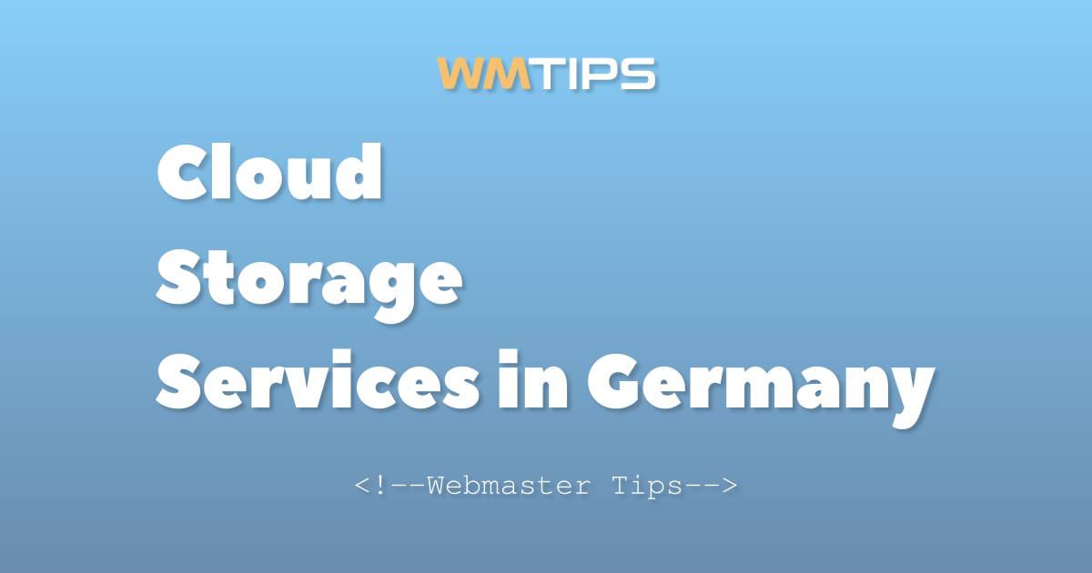 Top 17 Cloud Storage Services in Germany by Market Share (2026)
