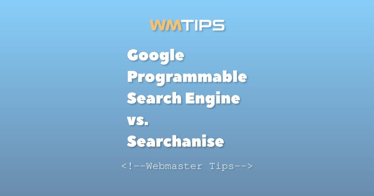 Google Programmable Search Engine vs. Searchanise: 2026 Market Share ...