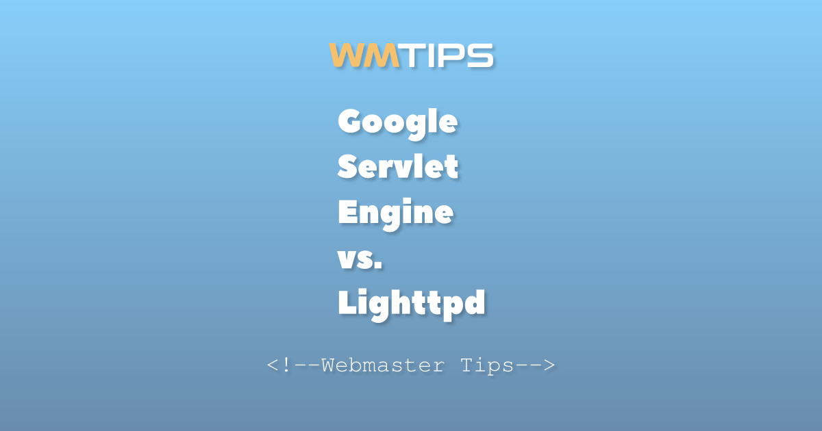 Google Servlet Engine vs. Lighttpd: 2026 Market Share & Usage Comparison