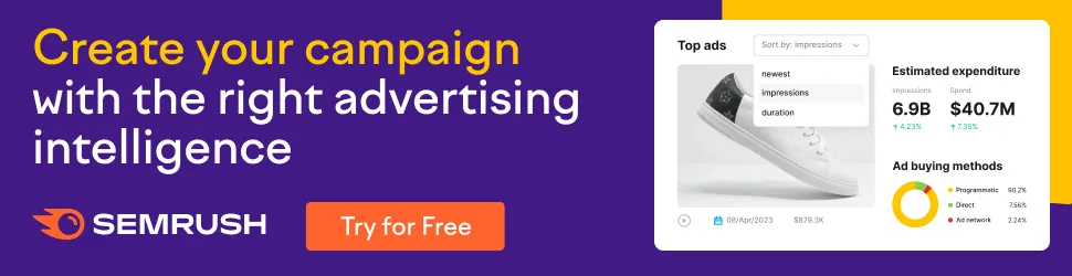 Use AdClarity to track your competitors' ad campaigns