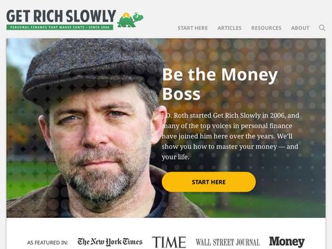 Getrichslowly.org website screenshot