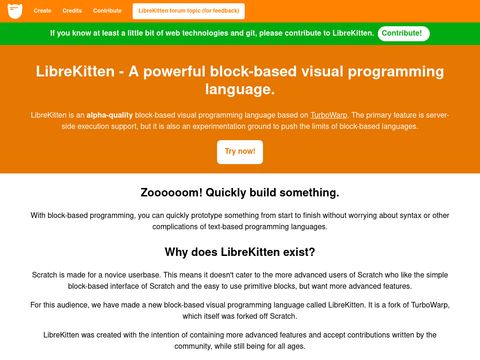 Librekitten.org website screenshot