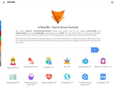 Arealme.com website screenshot
