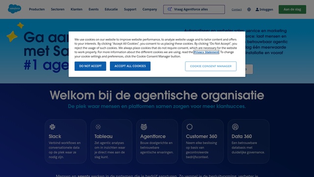 Salesforce.com website screenshot