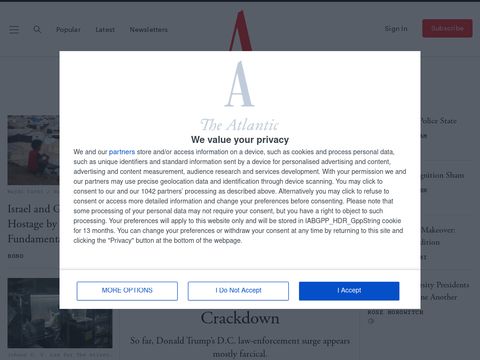 Theatlantic.com website screenshot