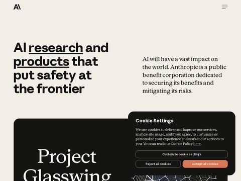 Anthropic.com website screenshot