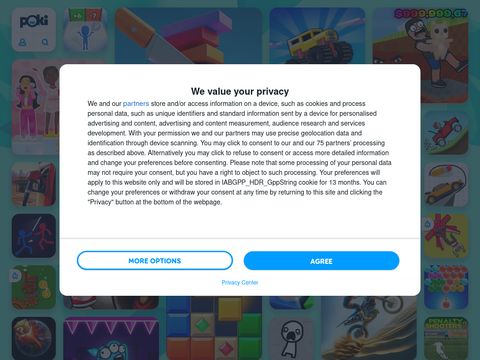 Poki.com website screenshot