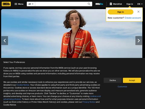 Imdb.com website screenshot