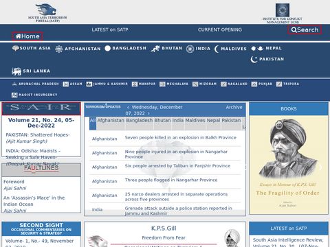 Satp.org website screenshot