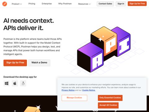 Postman.com website screenshot