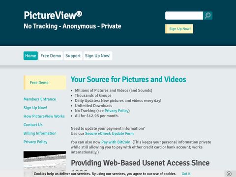 Pictureview.com website screenshot