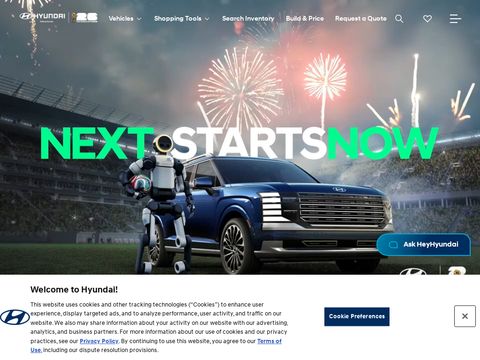 Hyundaiusa.com website screenshot