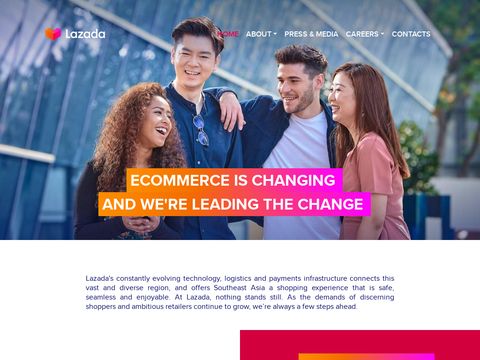 Lazada.com website screenshot