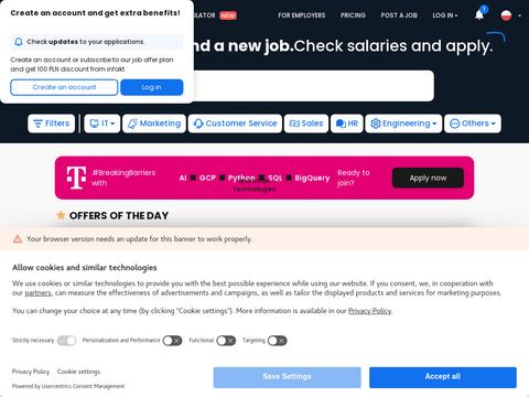 Nofluffjobs.com website screenshot