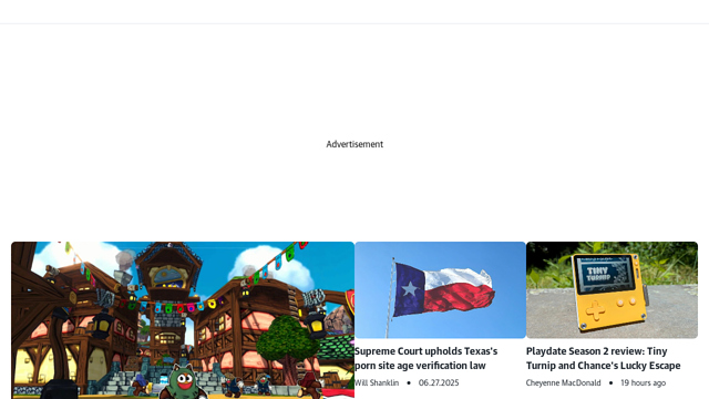 Engadget.com website screenshot