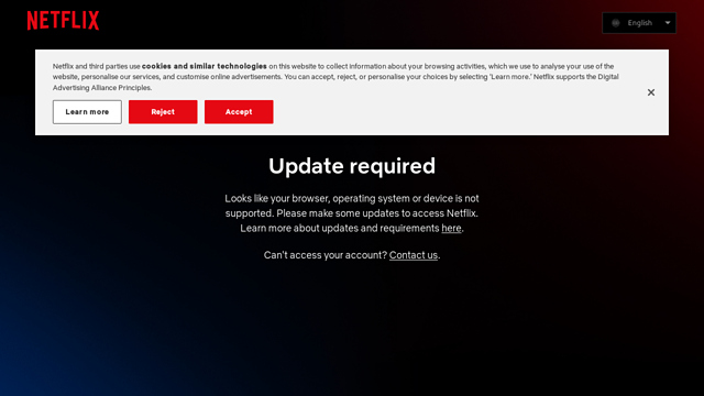Netflix.com website screenshot
