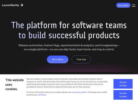 Launchdarkly.com website screenshot