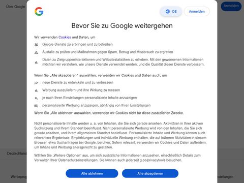 Google.com website screenshot