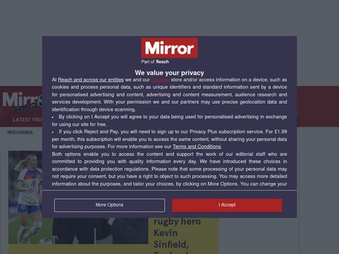 Mirror.co.uk website screenshot